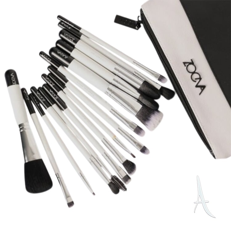 ست براش آرایشی زووا 15 عددی به همراه کیف-3